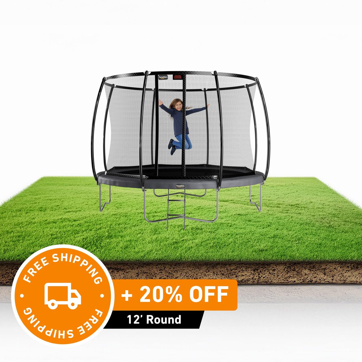 12' Round with Enclosure