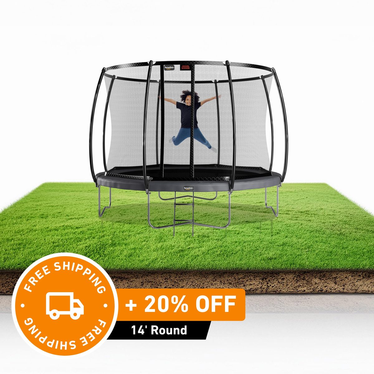 14' Round with Enclosure