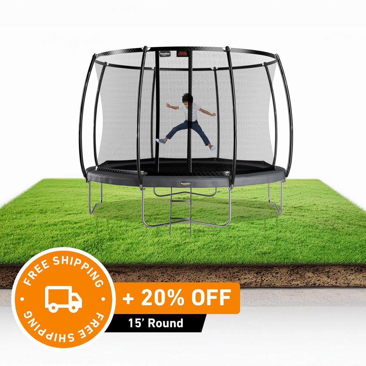 15' Round with Enclosure