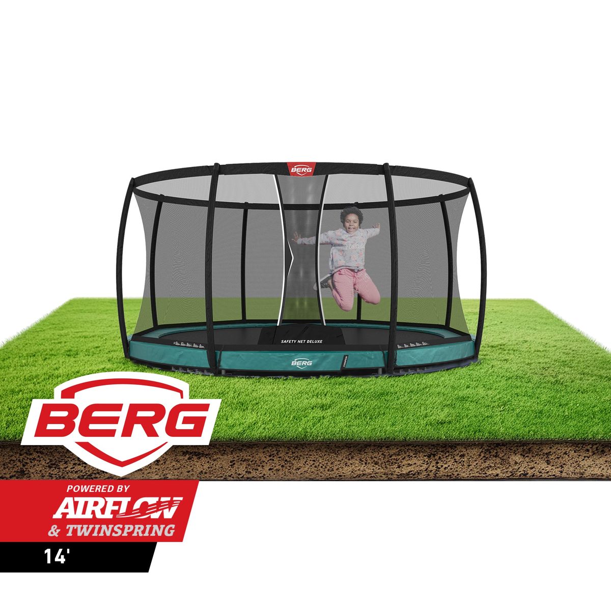 BERG Champion 14' Round + Safety Net Deluxe